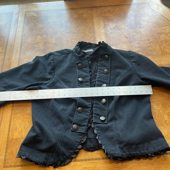 DENIM RUFFLE Placket Jacket! - Picture 15 of 17
